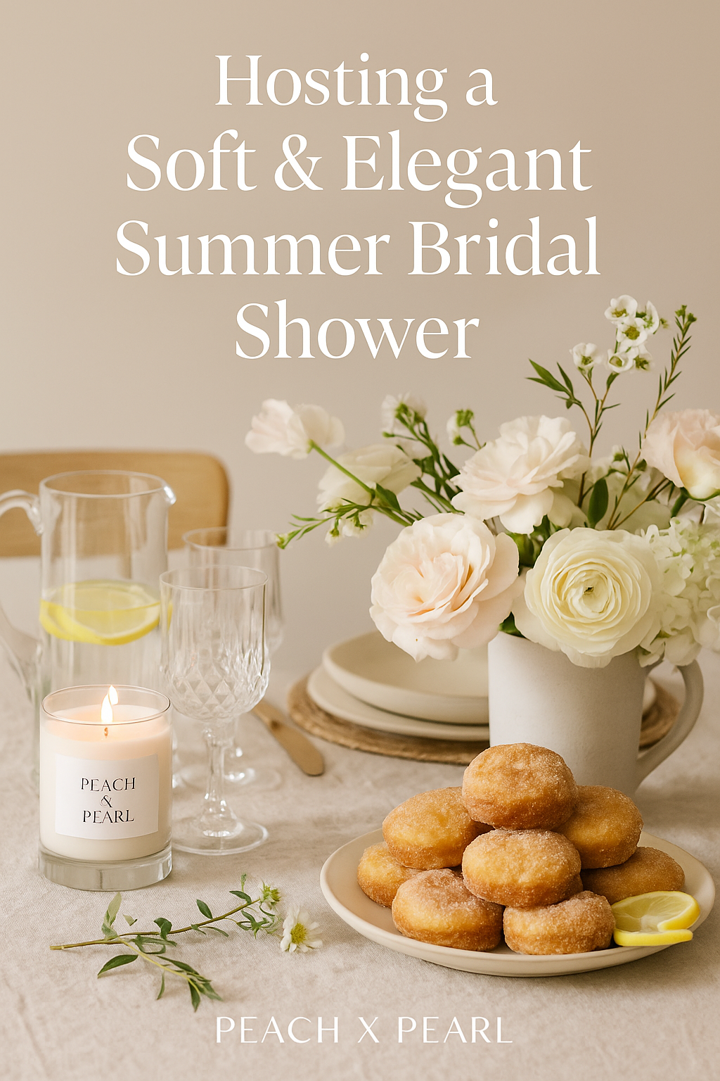 Bridal Shower Bliss: Hosting a Soft & Elegant Summer Gathering