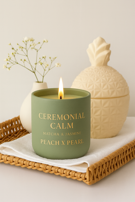 Elevate your holiday décor with calm, elegant styling ideas. Explore neutral palettes, glowing candlelight, and cozy textures by Peach X Pearl.
