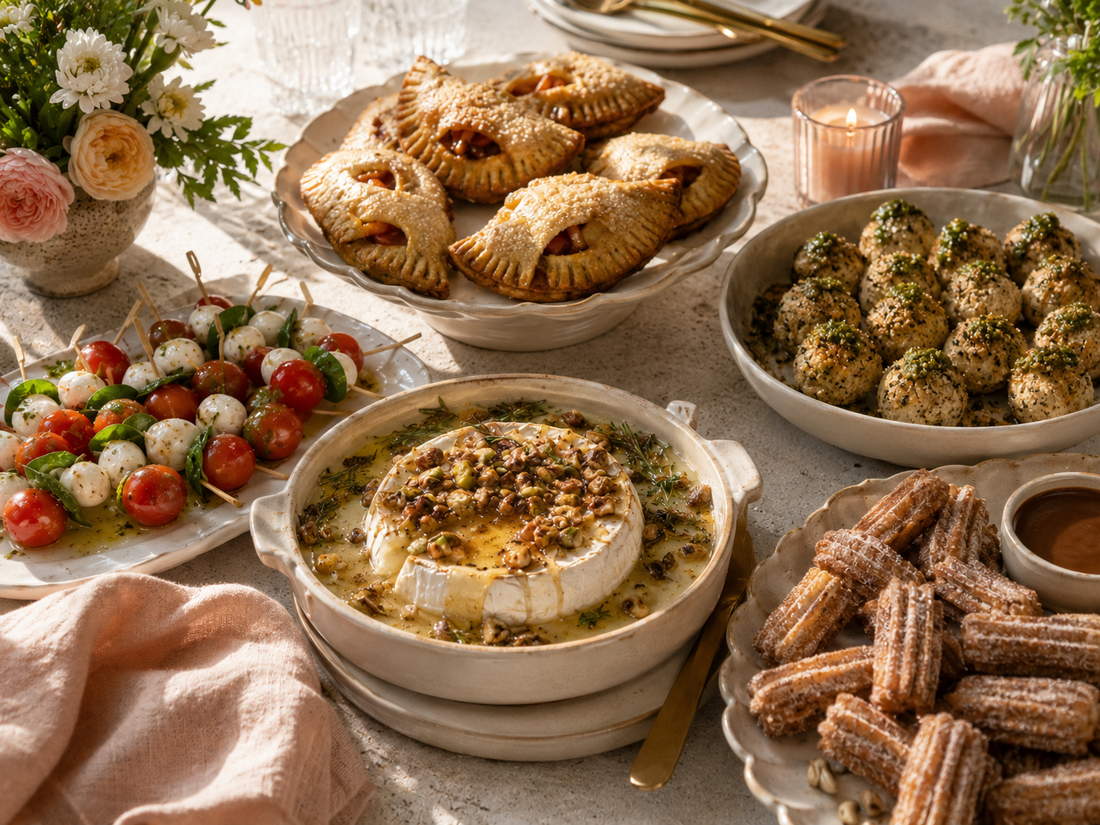 Elegant Finger Food Ideas for Summer Hosting: Hand Pies, Mozzarella Bites & Easy Party Appetizers