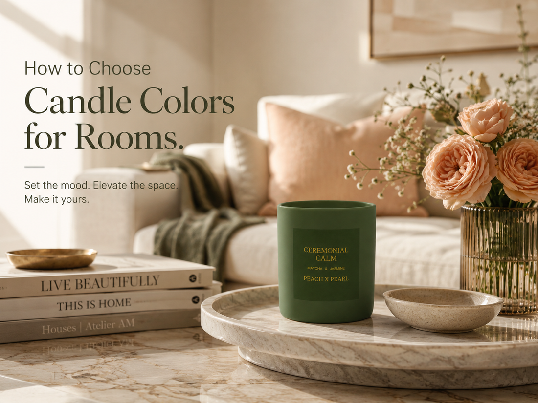 How to Choose Candle Colors for Rooms: A Quiet Luxury Styling Guide