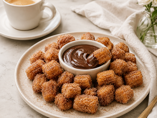 Mini Churros Party Platter for Easy Hosting