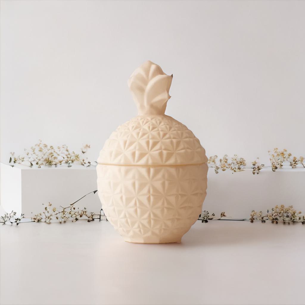 Pomegranate Pineapple Jar Candle — The Subtle Holiday Statement Piece