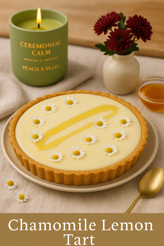 Chamomile Lemon Tart – A Taste of Calm Elegance