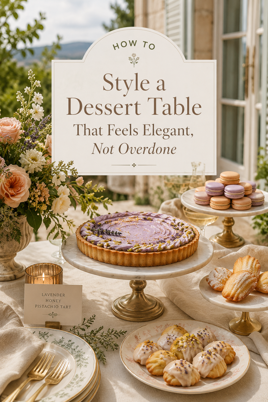 How to Style a Dessert Table That Feels Elegant, Not Overdone