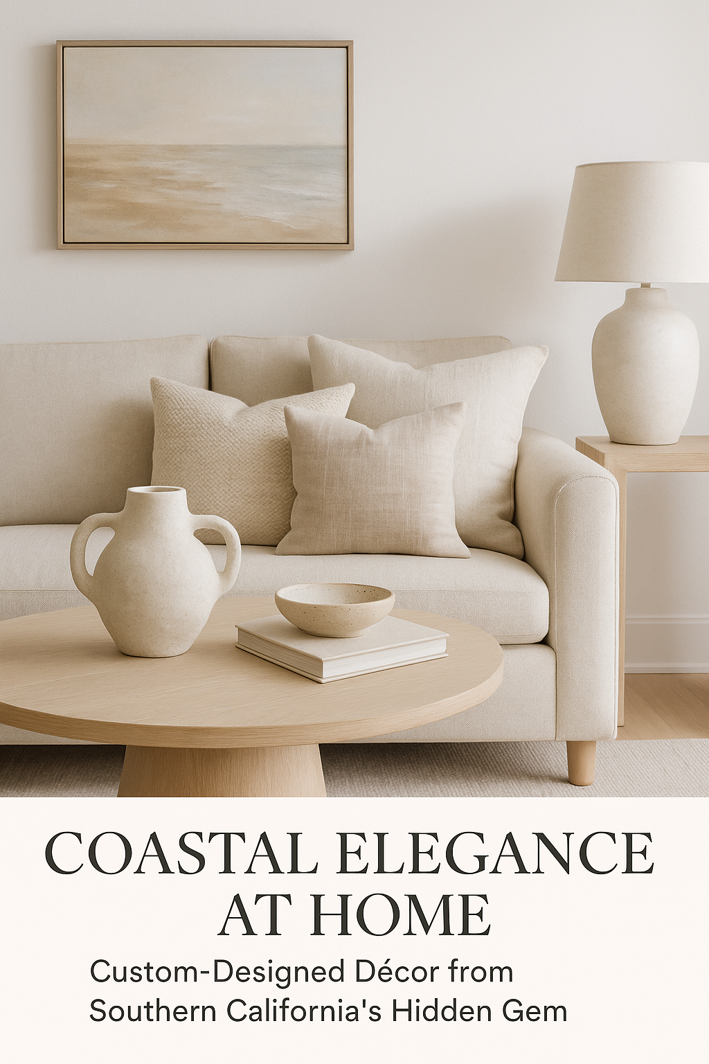 Coastal Elegance at Home: Custom-Designed Décor from Southern California’s Hidden Gem