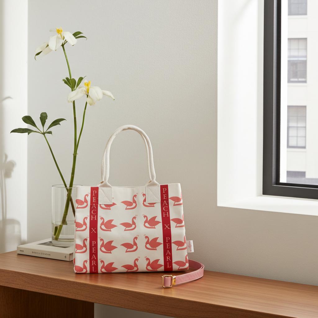 Organic Cotton Emie Beach Tote by Peach X Pearl® Co