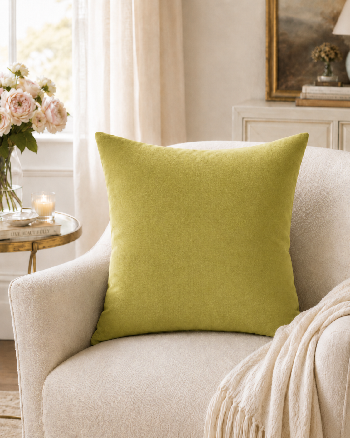 Color-Rich Suede-Touch Pillow Cover, 20x20