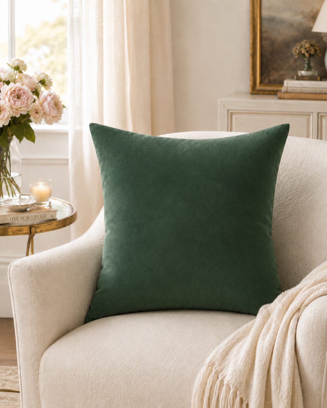 The Solid Styling Suede-Touch Pillow Cover, 20x20