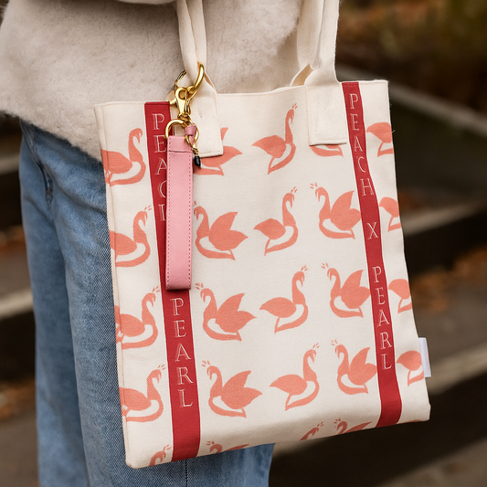 Organic Cotton Emie Beach Tote by Peach X Pearl® Co