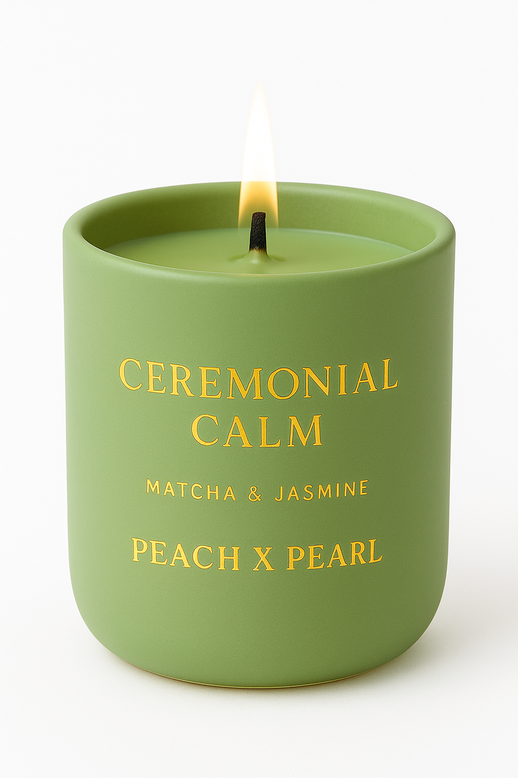 PREORDER – Ceremonial Calm: Matcha & Jasmine Candle, 12 Oz