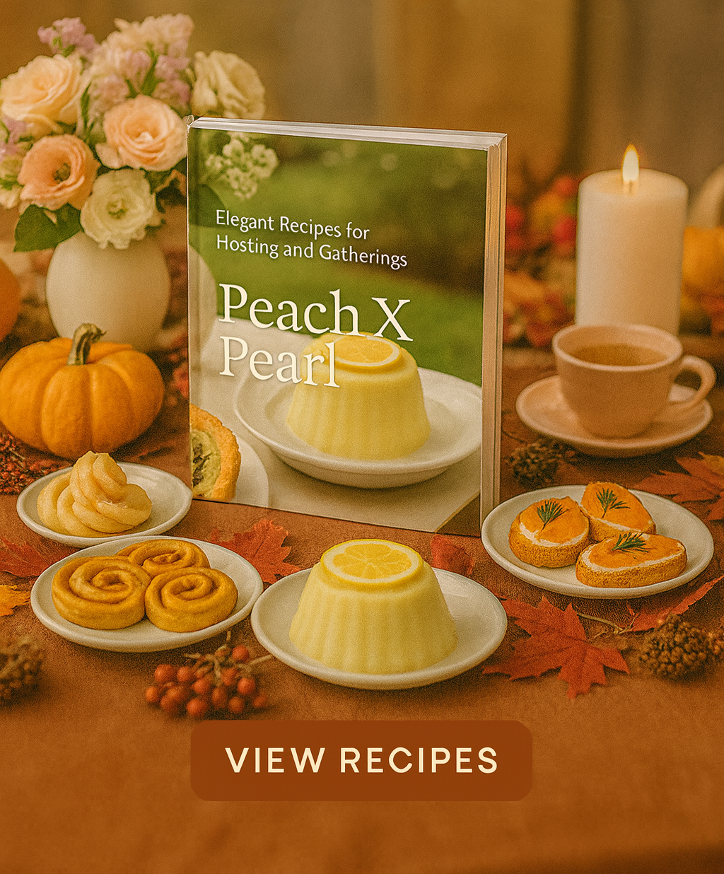 Peach X Pearl Recipe Book — Holiday Gift Edition