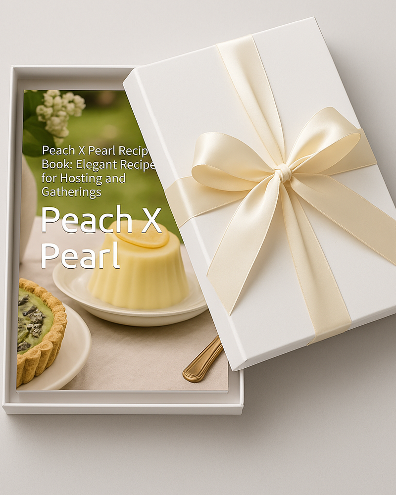 Peach X Pearl Recipe Book — Holiday Gift Edition