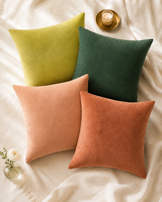 The Solid Styling Suede-Touch Pillow Cover, 20x20