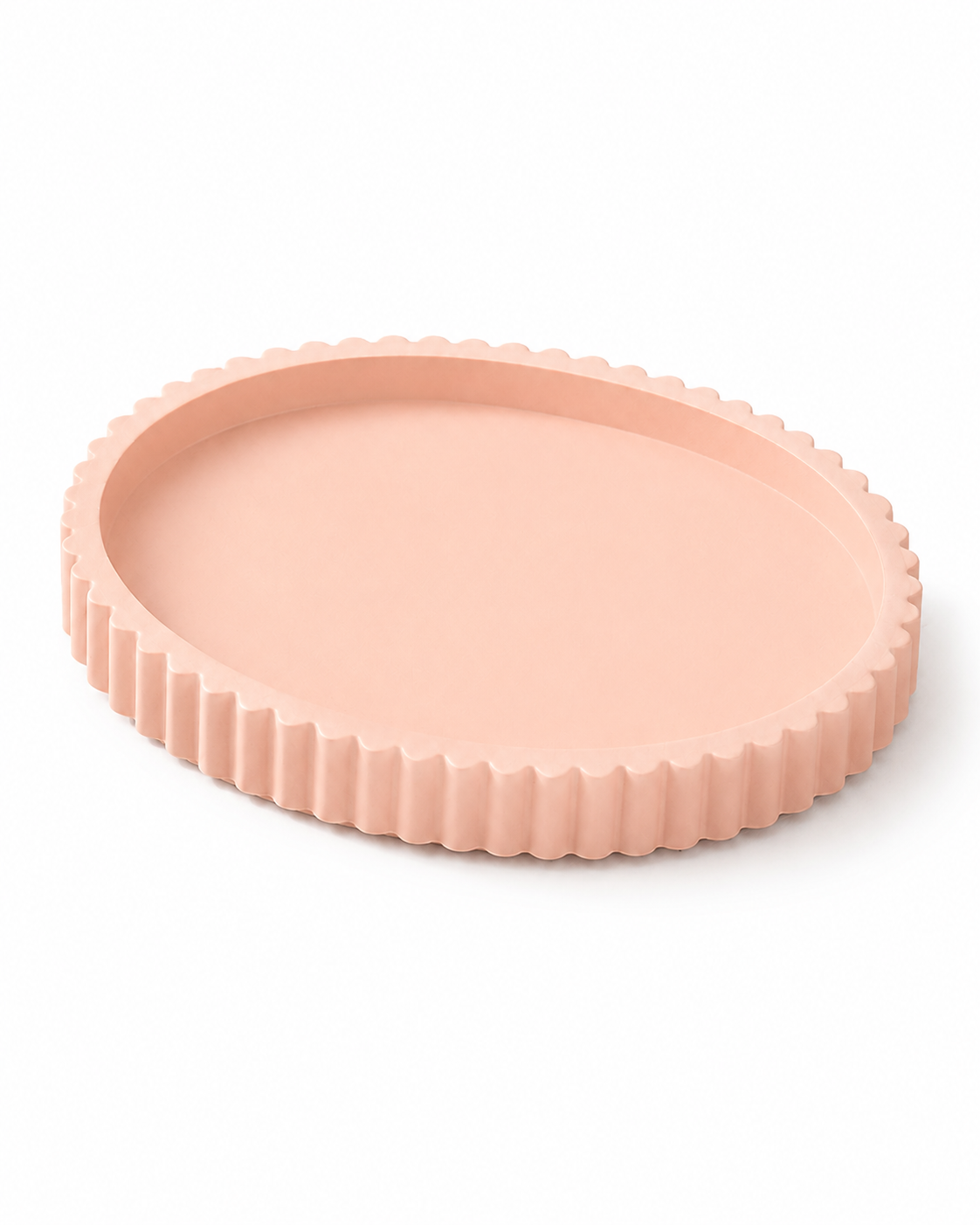 X Scalloped Stone Catchall — Blush
