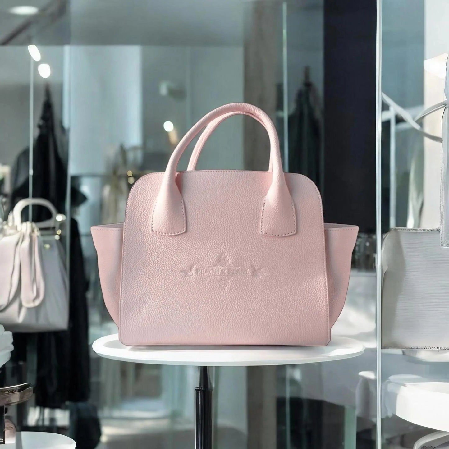 Peach X Pearl® Leather Tote, Large