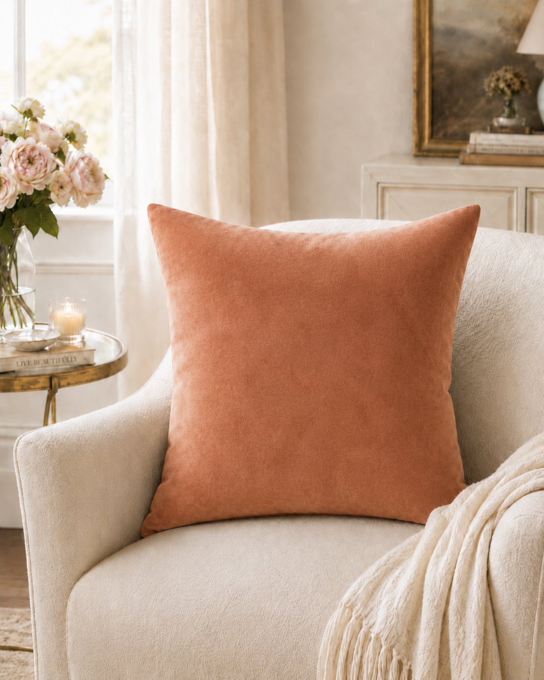 Color-Rich Suede-Touch Pillow Cover, 20x20