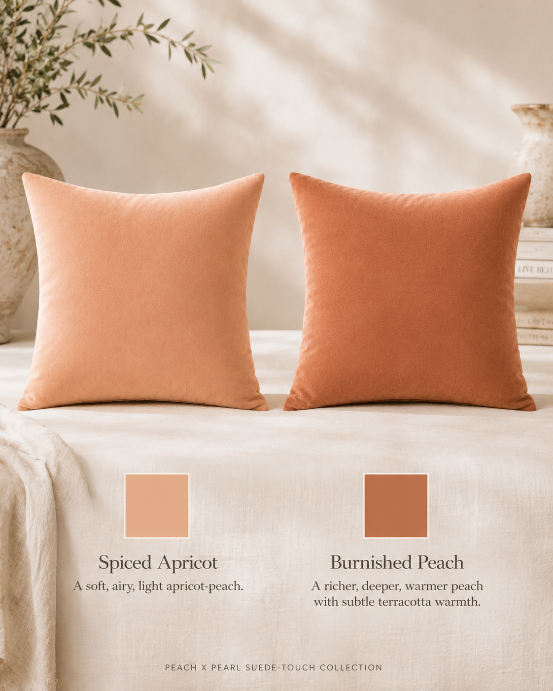 Color-Rich Suede-Touch Pillow Cover, 20x20