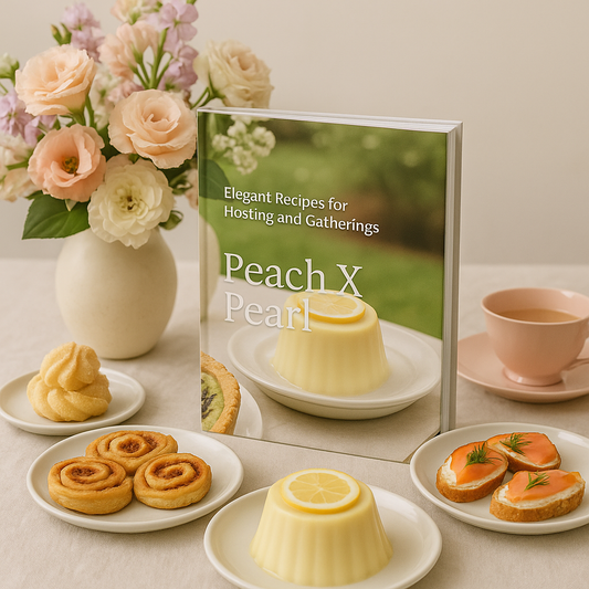 Peach X Pearl Recipe Book: Elegant Recipes for Hosting and Gatherings