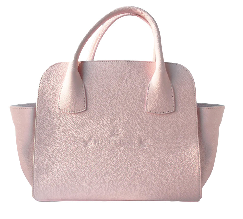 Designer Leather Handbag – Full Grain Structured Tote X