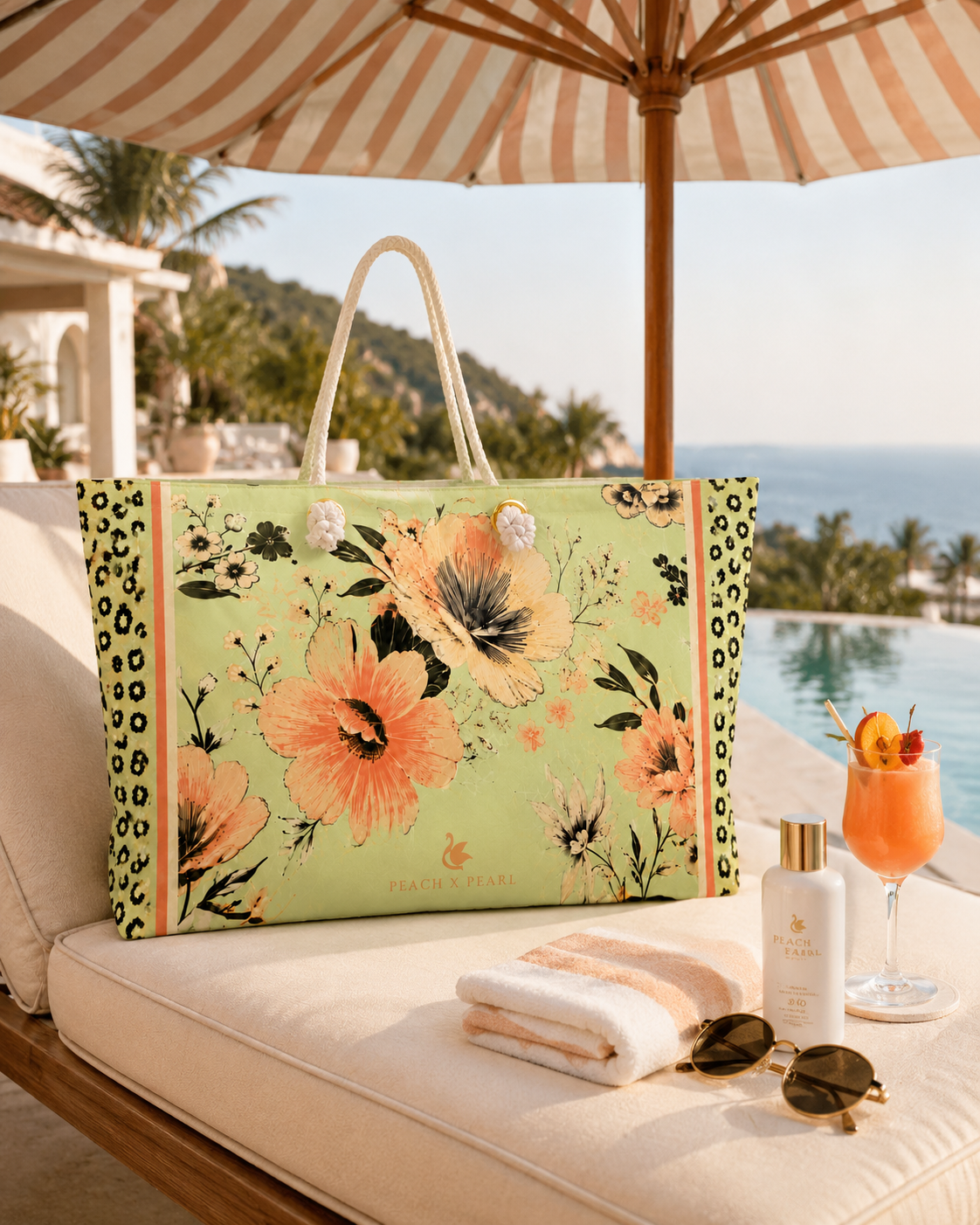 Leopard Botanical Weekend Carryall